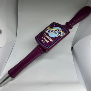 Blue Moon Raspberry Cream Ale Wooden Tap Handle 13” - Picture 1 of 7