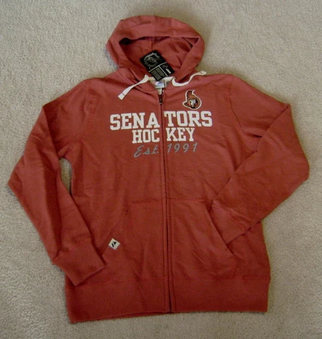 OTTAWA SENATORS Licensed NHL Womens Hoodie / Jacket sz M NEW Cover