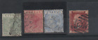 CIPRO - 1880/83 - 4 francobolli Usati