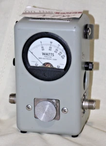 GOOD WORKING Bird 43 Wattmeter with UHF Connectors + GUARANTEED + SHIPPED FREE - Photo 1/7