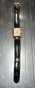 Bronzo Italia Roman Numeral Bronze Case Women's Watch w/Leather Strap - New Batt - Picture 1 of 4