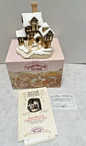 Vintage 1997 David Winter Cottage Ebeneezer Scrooge's Counting House - Imagen 1 de 10