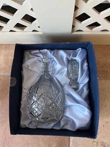 Marks & Spencer Loire Crystal Sherry/Port  Decanter by Royal Doulton VGC - Picture 1 of 4
