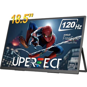 UPERFECT 18.5" 120Hz Gaming Monitor USB-C Portable Monitor Display 1920x1080 - Picture 1 of 7