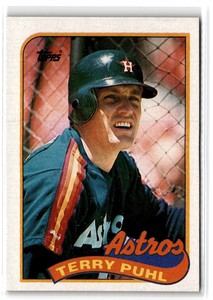 1989 Topps Terry Puhl #119 Houston Astros