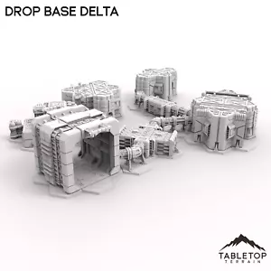 HEXTECH Drop Base Delta - 6mm - Small Scale Mech Wargames 6mm 8mm - Picture 1 of 6