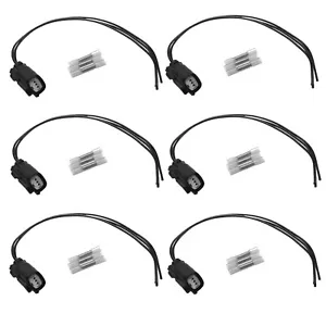 6Pcs Ignition Coil Harness Connector For Ford Explorer F-150 Flex Lincoln MKT - Picture 1 of 6