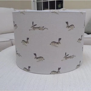 Hares Lamp Shade with Sophie Allport Hares fabric Rabbit Animals Lampshade - Picture 1 of 4