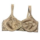 WACOAL TAN BRA 36D AWARENESS UNDERWIRE BRA LACE FULL COVERAGE NUDE SAND 36 d bei