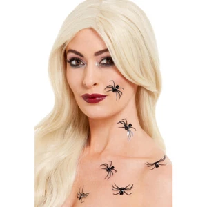 Gruselige Spinnen Abziehtattoos Abziehbilder Krabbeltiere Klebetattoos Aufkleben - Bild 1 von 1