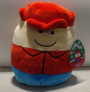 Malvaviscos blandos Charlie Brown 10" - Juguete de peluche de peluche edición navideña cacahuetes - Imagen 1 de 3