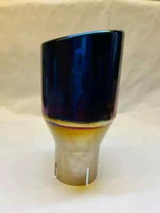 Universal 2.5 INCH TITANIUM EXHAUST MUFFLER TIP to 4 INCH TIP - Picture 1 of 2