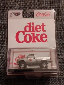 M2 Machines Coca Cola 52500-A28 1998 GMC Sierra 1500 4X4 Gray Diet Coke - Picture 1 of 9