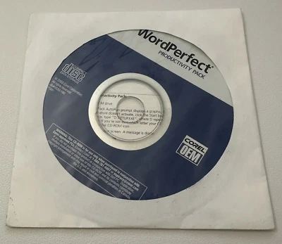 Paquete de productividad Corel WordPerfect 2003 nunca abierto Foto 1 de 4