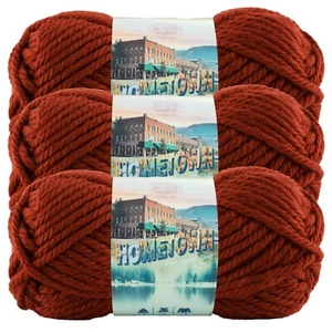 (3 Pack) Lion Brand Yarn 135-114I Hometown Bulky Yarn, Tampa Spice - Picture 1 of 4