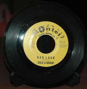 50'S & 60'S 45 Dale & Grace - Bad Luck / Stop And Think It Over On Montel ( NM ) - Picture 1 of 1
