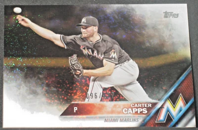 Carter Capps 2016 Topps Factory Set Sparkle Foil #172 (96/177) Miami Marlins - Image 1 of 2