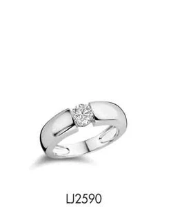 Anello Donna Liu-jo LJ2590M14 In Acciaio Con Zircone Misura 16 - Foto 1 di 2