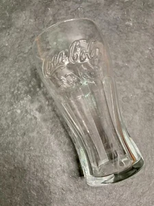 Vintage 1990’s Coca Cola Contour Embossed Drinking Glass 600ml - Picture 1 of 5