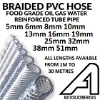 Tuyau en PVC transparent flexible renforcé tressé qualité alimentaire HUILE EAU tuyau tube