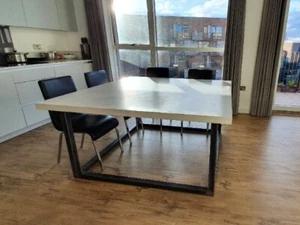 Concrete garden / dining table / Custom sizes / Custom shape - Samples! - Picture 1 of 8