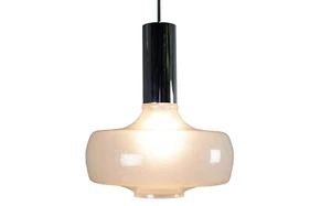 Cosack Eisglas Deckenleuchte Vintage 70er Lampe Lamp Karl Heinz Kinsky Pendant - Bild 1 von 17