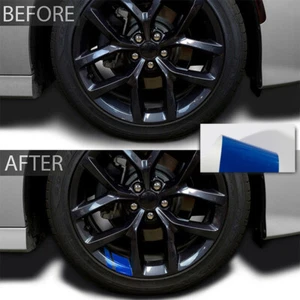 Set of 6 : Universal Reflective Car Wheel Rim Decal Auto Truck SUV Vinyl Sticker - Picture 1 of 14