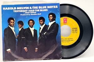 HAROLD MELVIN & THE BLUE NOTES - EBONY WOMAN - SOUL 45 & PICTURE SLEEVE - Picture 1 of 2
