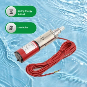 Bomba sumergible de acero inoxidable de 12 V bomba de CC de agua de pozo profundo 1500 L/H duradera CALIENTE - Imagen 1 de 12