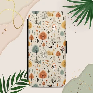 Autumn Colours Tree Leaf Handyhülle für iPhone Samsung Pixel Flip Wallet Cover - Bild 1 von 6