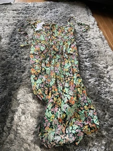 Mujer Topshop Vestido Flor Colores Florales Con Verde Precio de venta sugerido por el fabricante:65 B6 Talla 6 - Imagen 1 de 4