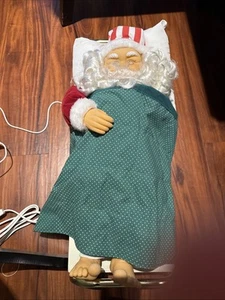 Telco Vintage Russare Babbo Natale Dormiente Animato Funziona! Vedi video, *LEGGI* - Foto 1 di 24