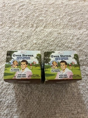 2 PACK Even Steven Whipped Foundation By The Balm Shade After Dark 0.45oz NEW - Image 1 of 4