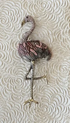 Broche Flamenco Esmalte Sobre Metal con Cristales Foto 1 de 4