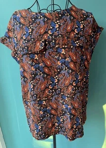 Next Women’s blouse Size 12 Beautifully multicoloured design - Picture 1 of 11