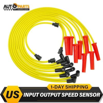 Paquete de 10 cables de bujía para V8 Chrysler Dodge Ford 4047 273 318 340 360 289 302 Foto 1 de 4