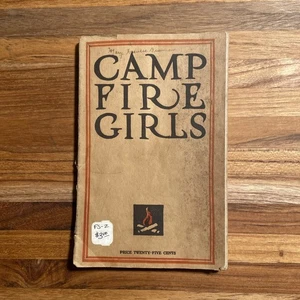 1914 VINTAGE CAMP FIRE GIRLS BOOK MANUAL - Picture 1 of 11