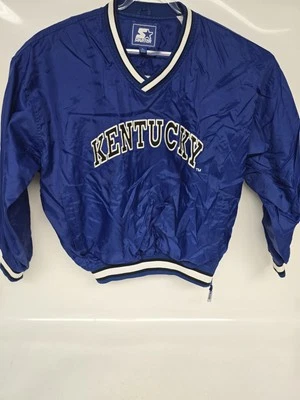 Vintage Kentucky Wildcats Jacket Mens XL NCAA Basketball Starter 90s Nylon Pullo - Image 1 of 4