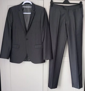 ONESIX5IVE Grey 2 Piece Suit Size 38 Regular,32 Waist,31 Inside Leg. - Picture 1 of 16