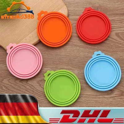4/8X Silikon Dosendeckel Nassfutter Katzenfutter Hundefutter Haustier Verschluss - Bild 1 von 4