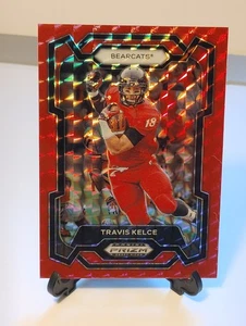 2024 Panini Prizm Draft Picks - Travis Kelce #64 Red Finite Prizm /125 - Picture 1 of 5