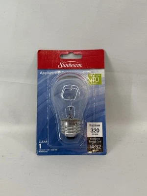 Sunbeam Appliance Bulb 40 A15 Watts Clear Microwaves - Stove - Oven - Image 1 of 2