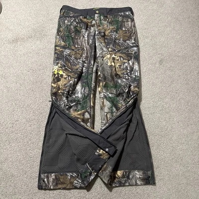 Under Armour Infrared Scent Control Coldgear Camo Rut Pants Realtree Xtra 36W - Image 1 of 4