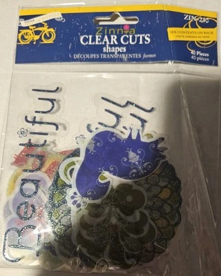 LITTLE YELLOW BICYCLE CLEAR CUTS SHAPE GLITTER ACCENT EMBELLISHMENT Zinna  Foto 1 de 3