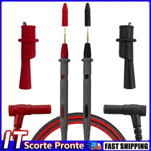 2 penne per test con sonda per multimetro digitale universale + 2 clip a coccodr - Afbeelding 1 van 7
