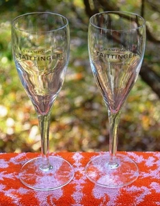 NEU PAAR TAITTINGER REIMS SEKTFLÖTEN AUS FRANKREICH - Bild 1 von 4