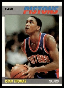 Fleer Isiah Thomas #106 1987-88 - Imagen 1 de 2