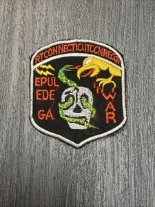 US Army Vietnam War RT Connecticut CCN Recon Vintage Embroidered Patch - Picture 1 of 2