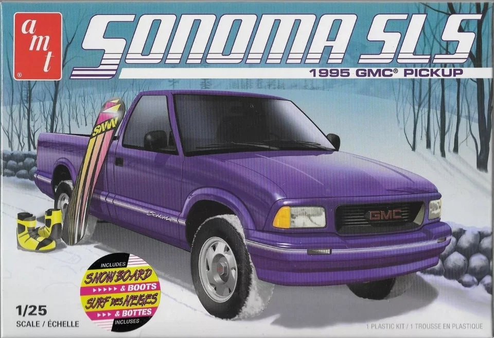 AMT, GMC Sonoma Pick-Up 1995 para montar y pintar, 1/25, AMT1168M/12 Foto 1 de 1