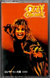 OZZY OSBOURNE Osaka 1986 CASSETTE Live in Japan w/Jake E. Lee RARE Heavy Metal - Picture 1 of 2